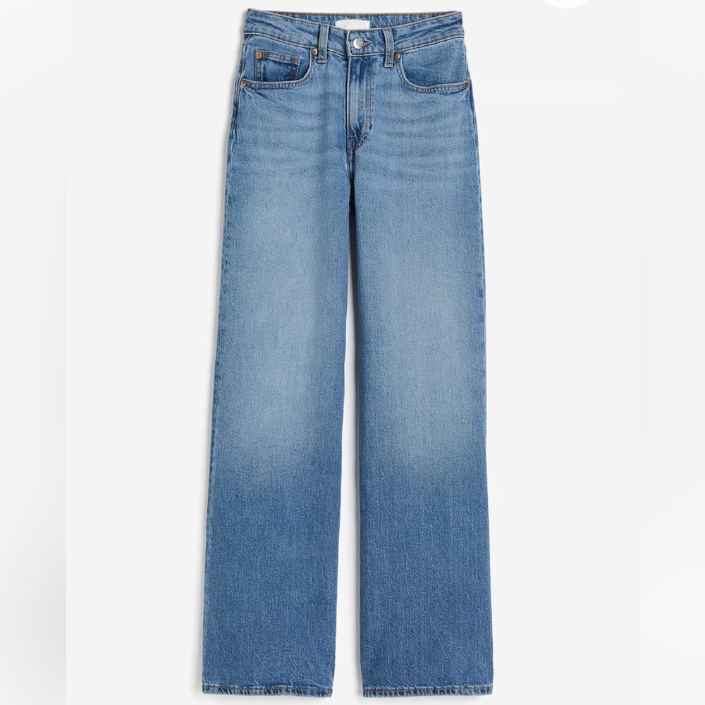 Wide leg jeans